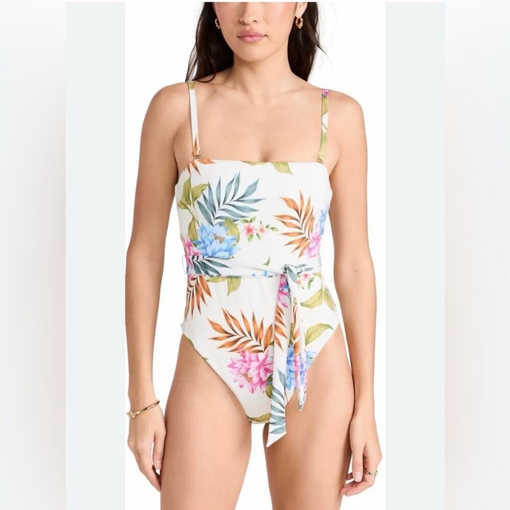 Vitamin A Women's Marilyn One Piece - Palm Leaf - Medium - New with tags